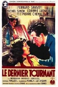 Poster for Le dernier tournant (1939).
