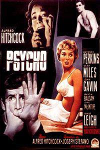 Plakát k filmu Psycho (1960).