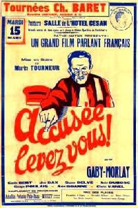 Poster for Accusée, levez-vous! (1930).