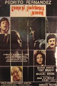 Poster for Como Si Fueramos Novios (1986).