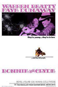 Plakát k filmu Bonnie and Clyde (1967).