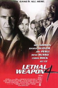 Plakát k filmu Lethal Weapon 4 (1998).