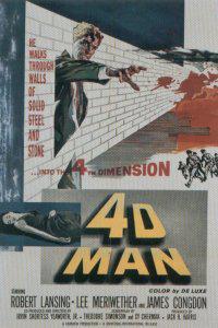 Cartaz para 4D Man (1959).