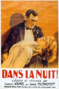 Poster for Dans la nuit (1929).