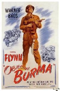Plakát k filmu Objective, Burma! (1945).
