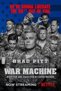 Plakát k filmu War Machine (2017).