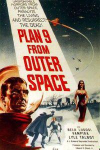 Plakát k filmu Plan 9 from Outer Space (1959).