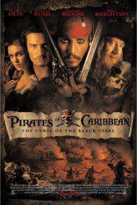 Омот за Pirates of the Caribbean: The Curse of the Black Pearl (2003).
