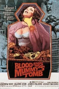 Plakát k filmu Blood from the Mummy's Tomb (1971).