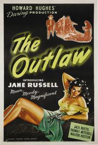 Plakat filma The Outlaw (1943).