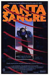 Poster for Santa sangre (1989).