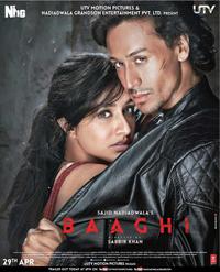 Plakat Baaghi (2016).