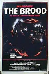 Plakat filma The Brood (1979).