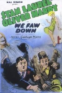 Poster for We Faw Down (1928).