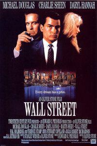 Plakát k filmu Wall Street (1987).