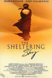 Обложка за The Sheltering Sky (1990).