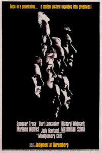 Poster for Judgment at Nuremberg (1961).