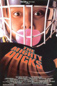 Poster for The Mighty Ducks (1992).