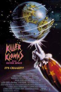 Plakát k filmu Killer Klowns from Outer Space (1988).
