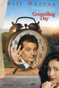 Омот за Groundhog Day (1993).