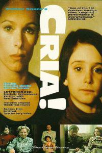 Poster for Cría cuervos (1976).