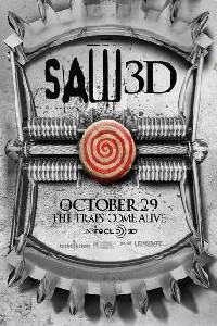Plakát k filmu Saw 3D (2010).