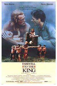 Poster for Farewell to the King (1989).