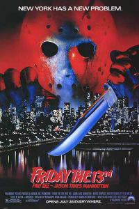 Обложка за Friday the 13th Part VIII: Jason Takes Manhattan (1989).