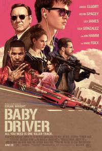 Plakat Baby Driver (2017).