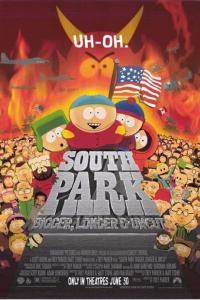 Plakat filma South Park: Bigger Longer & Uncut (1999).