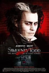 Plakát k filmu Sweeney Todd: The Demon Barber of Fleet Street (2007).