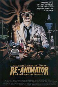 Poster for Re-Animator (1985).