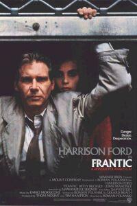 Frantic (1988) Cover.