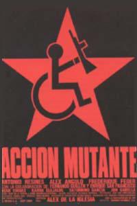 Poster for Acción mutante (1993).