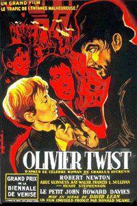 Plakat filma Oliver Twist (1948).