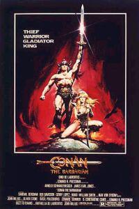 Plakat filma Conan the Barbarian (1982).