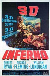 Plakát k filmu Inferno (1953).