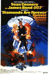 Cartaz para Diamonds Are Forever (1971).