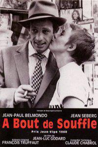 Poster for À bout de souffle (1960).