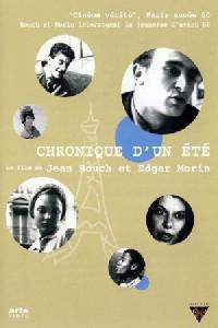 Poster for Chronique d'un été (1961).