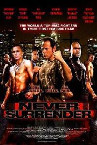 Обложка за Never Surrender (2009).