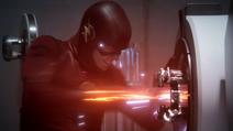 Plakat odcinka The Reverse-Flash Returns.
