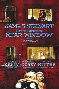 Plakát k filmu Rear Window (1954).