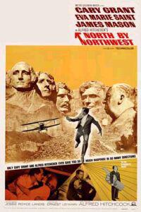 Plakát k filmu North by Northwest (1959).