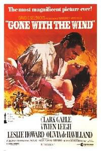 Plakát k filmu Gone with the Wind (1939).