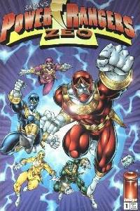 Cartaz para Power Rangers Zeo (1996).