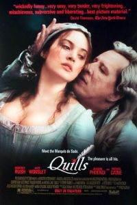 Plakát k filmu Quills (2000).