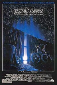 Cartaz para Explorers (1985).