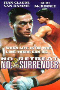 Poster for No Retreat, No Surrender (1985).