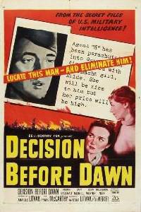 Омот за Decision Before Dawn (1951).